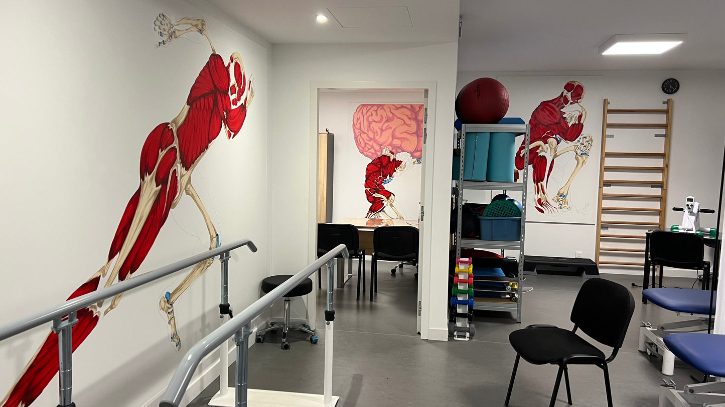Décoration cabinet kinésithérapie Chelles - Sébastien Attali - Sumanthiran Sulogenan,