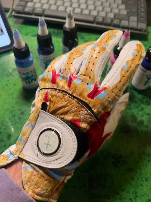 gant de golf personnalisé anatomie de la main